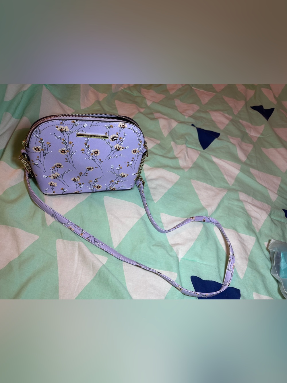 Steve Madden - Lilac Floral Crossbody Bag